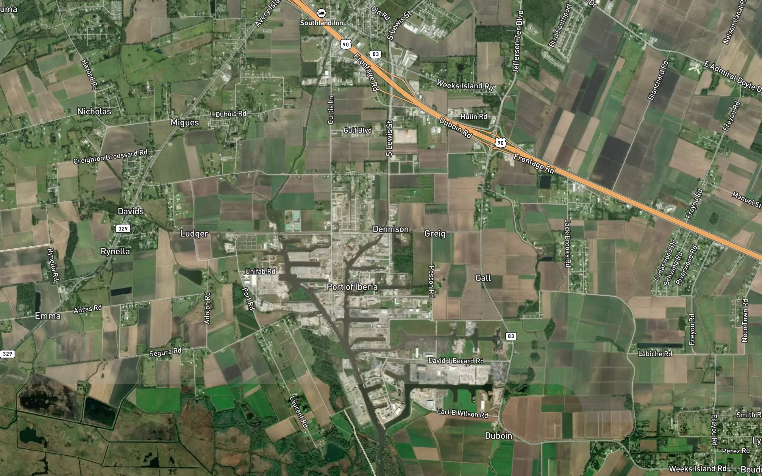 New Iberia Southern Drainage Canal