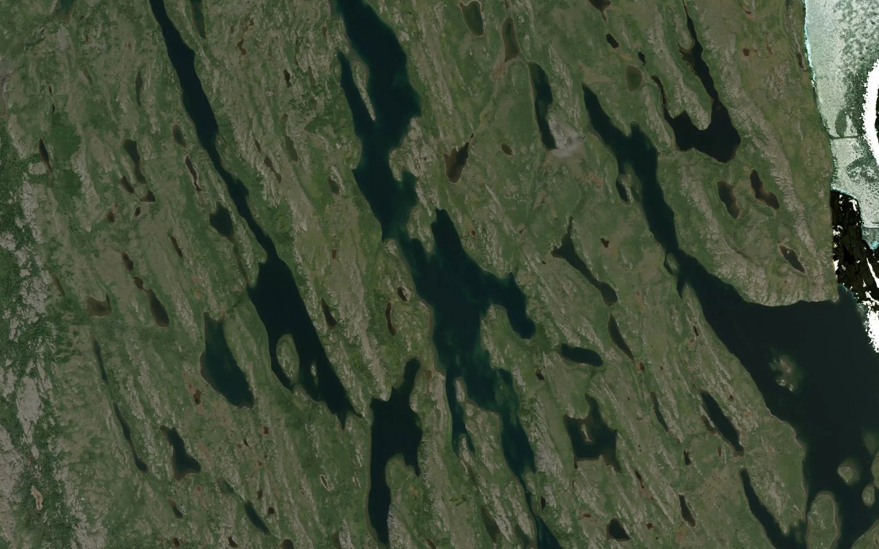 Satellite map of the Lac Thierry