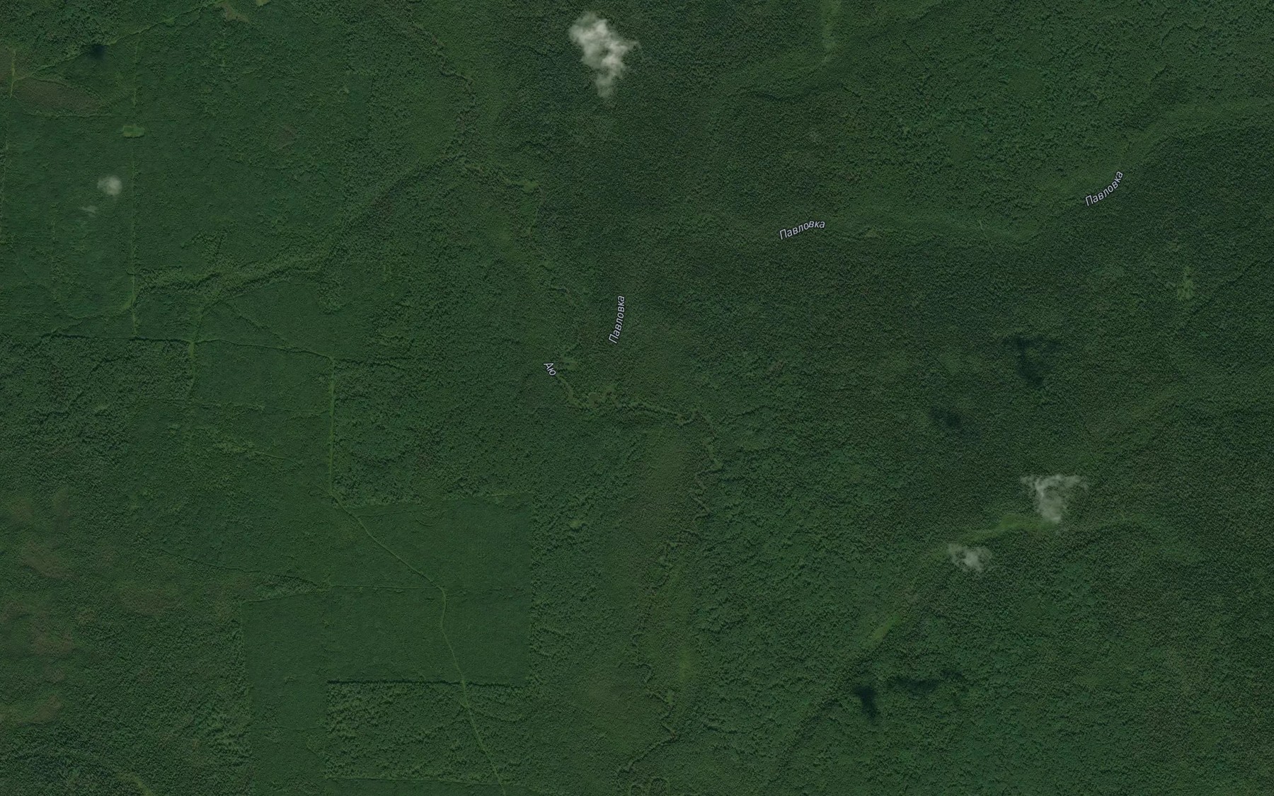 Satellite map of the Pavlovka