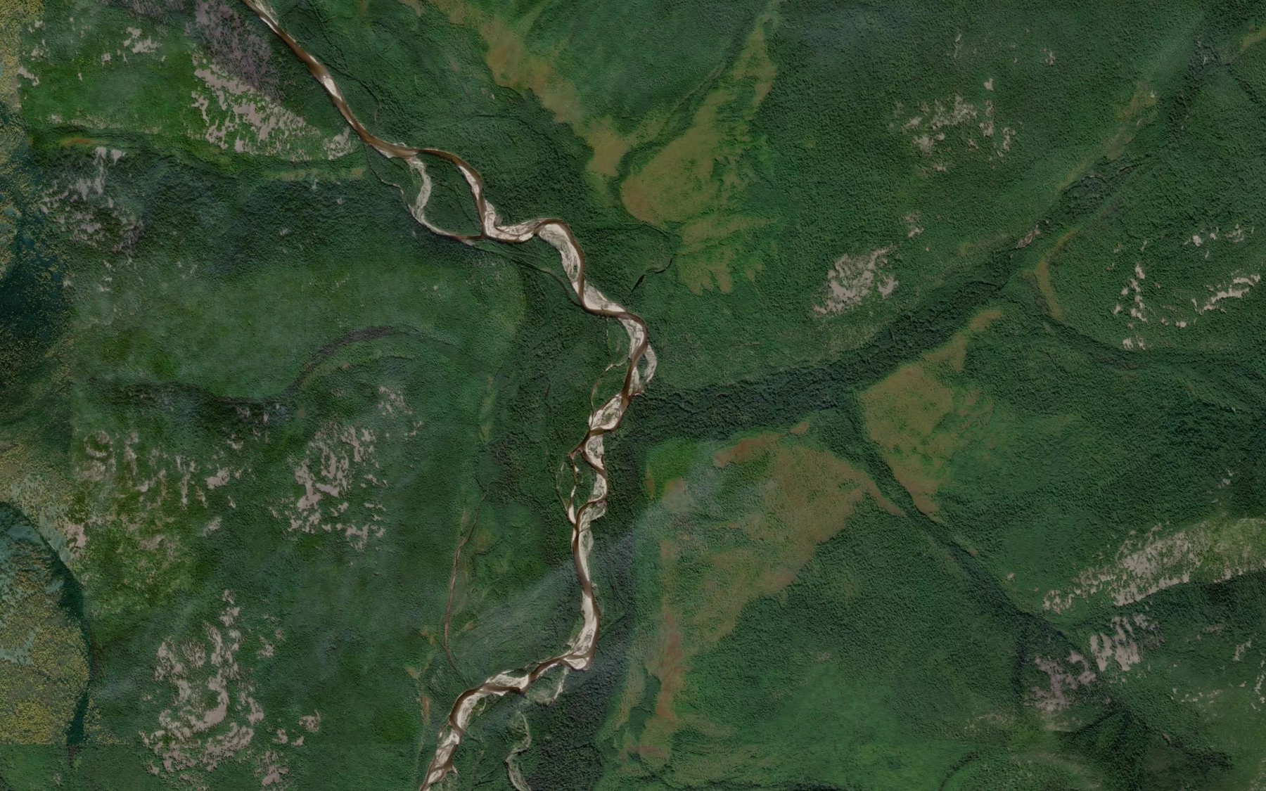 Satellite map of the Birakandya