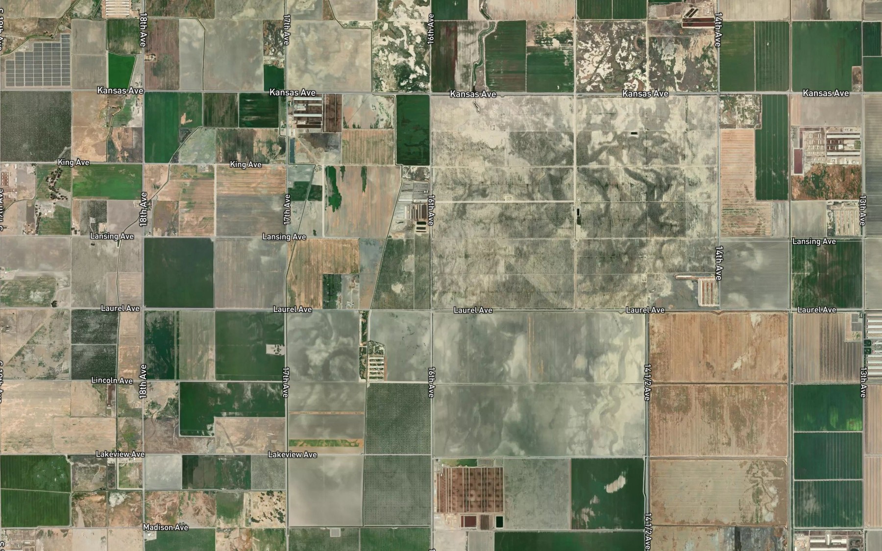 Satellite map of the Jacobs Slough