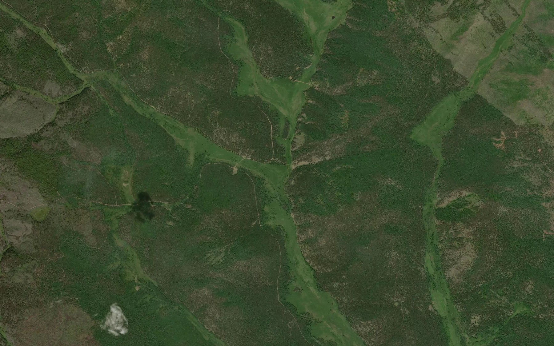 Satellite map of the Malaya Marekta