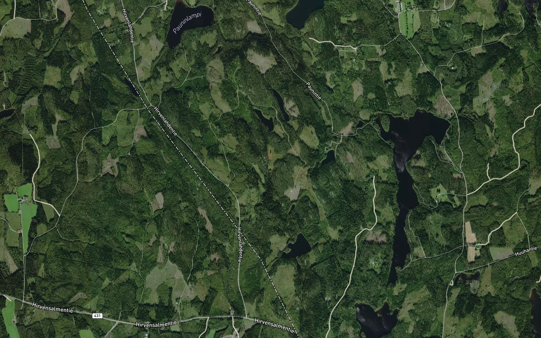 Satellite map of the Hyyrlammit
