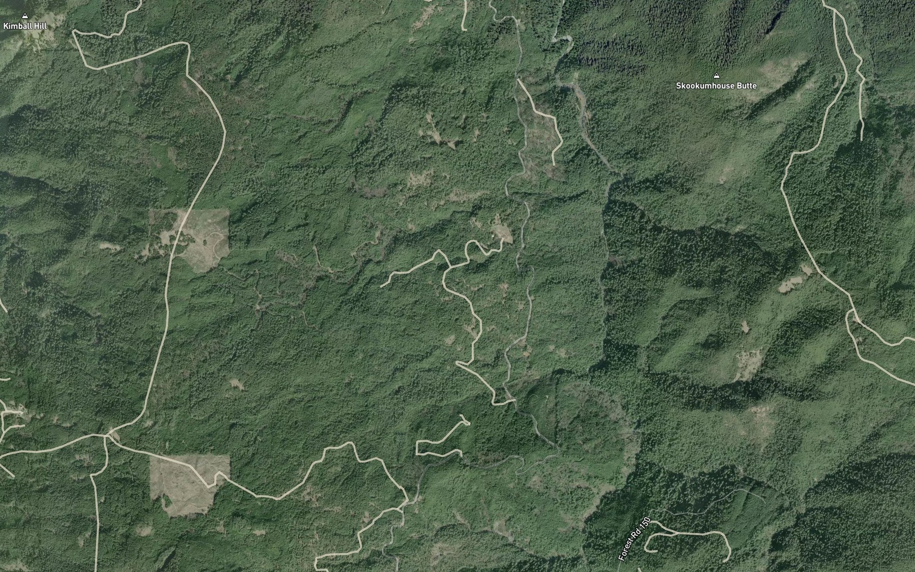 Satellite map of the Big Fish Riffle