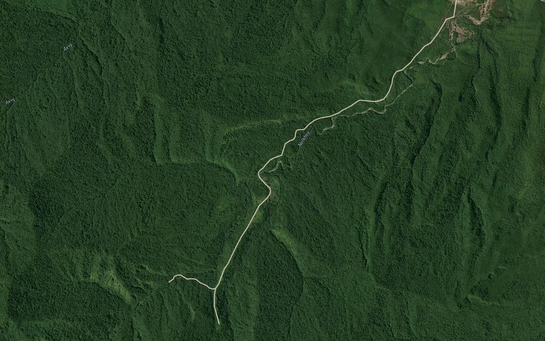 Satellite map of the Chozh