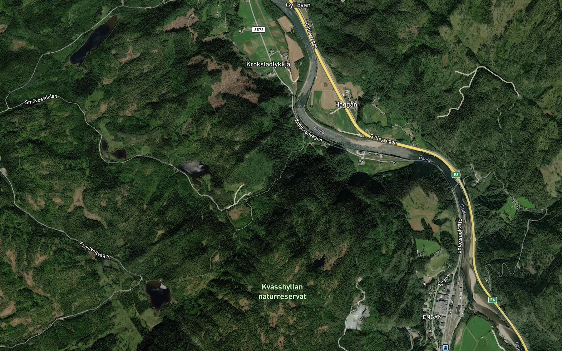 Satellite map of the Bjorka