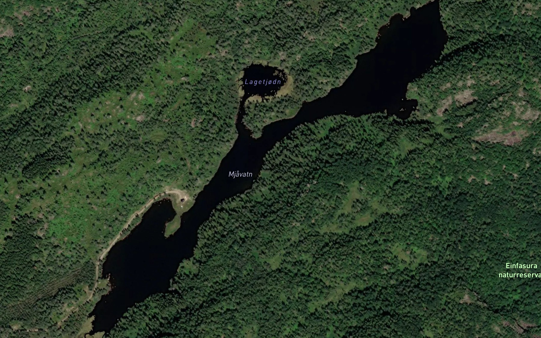 Satellite map of the Lagetjodn