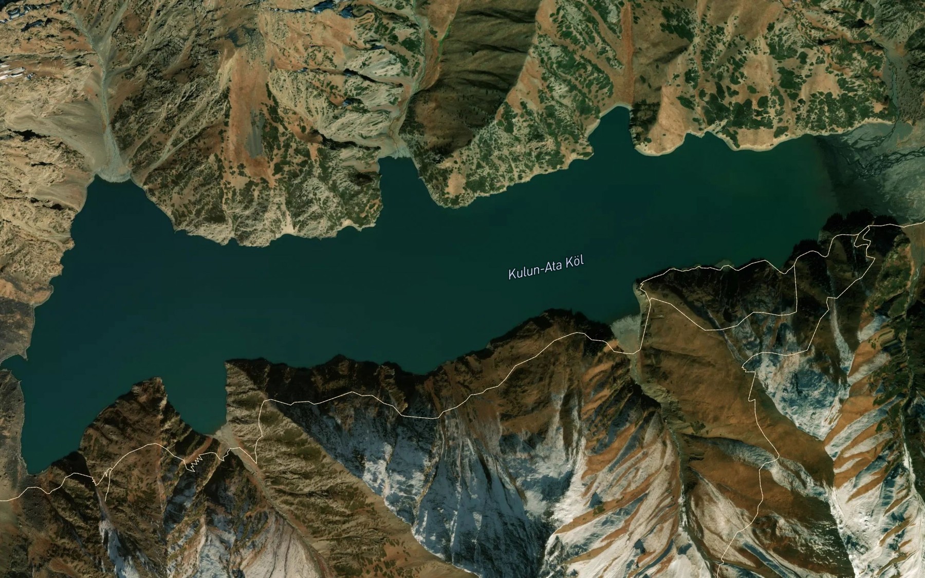 Satellite map of the Ozero Kulun