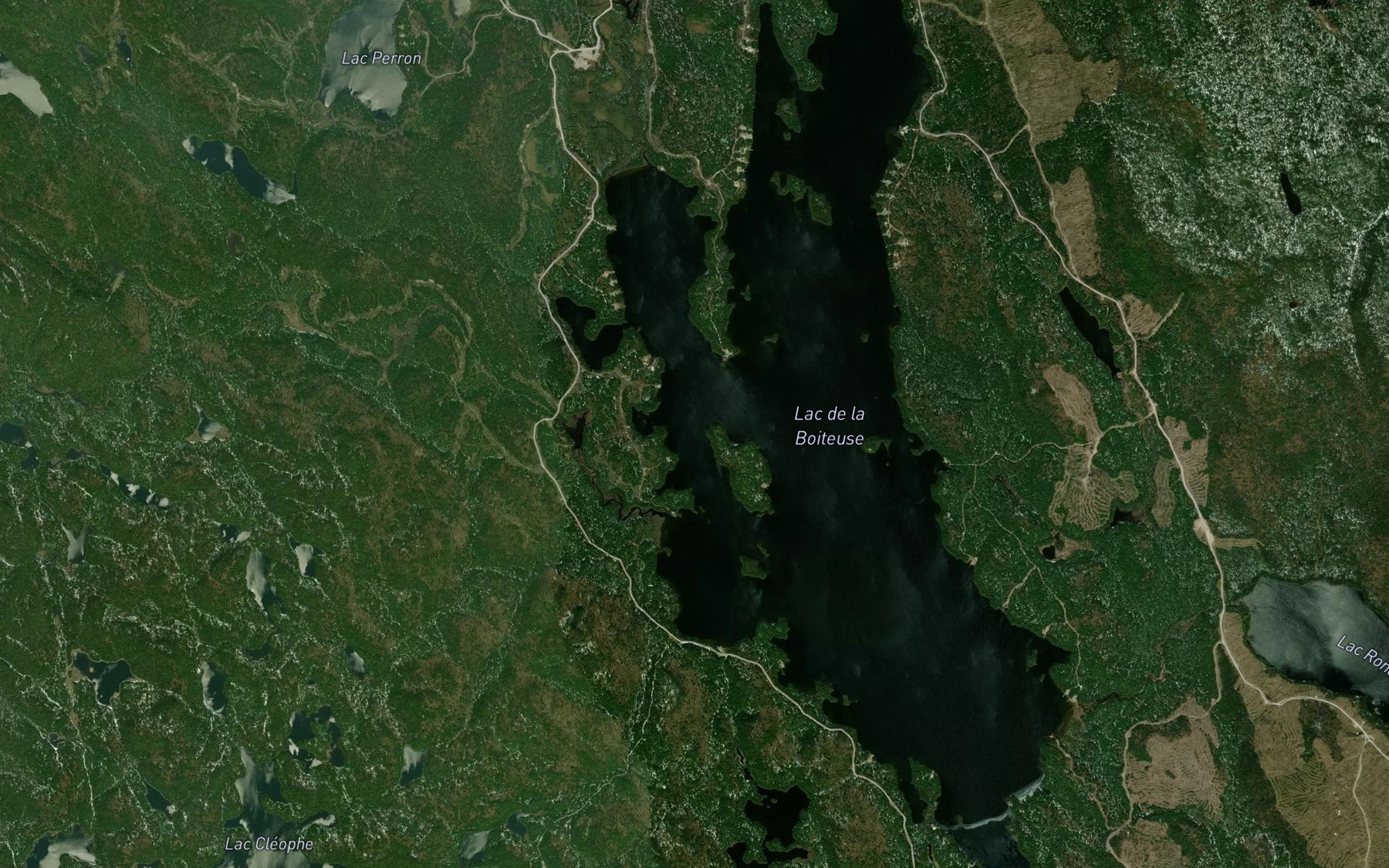 Satellite map of the La Botte