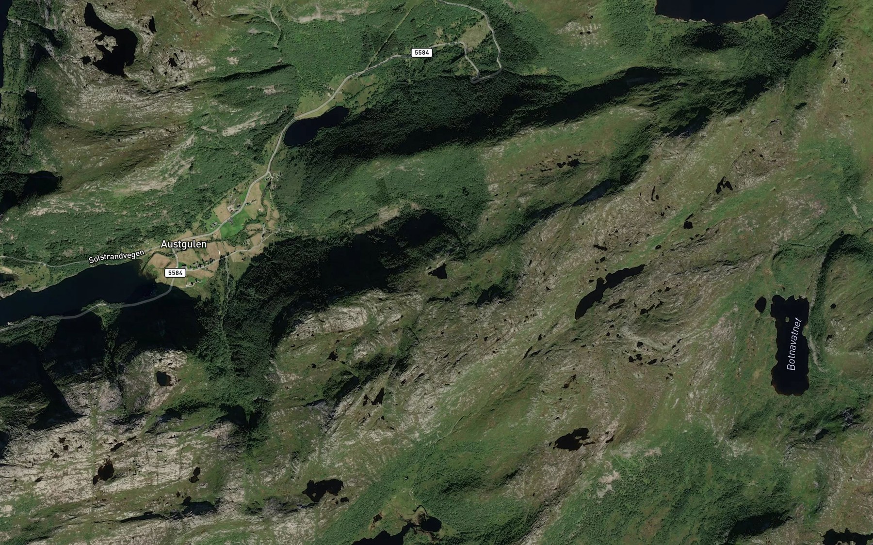 Satellite map of the Ornereirtjorna