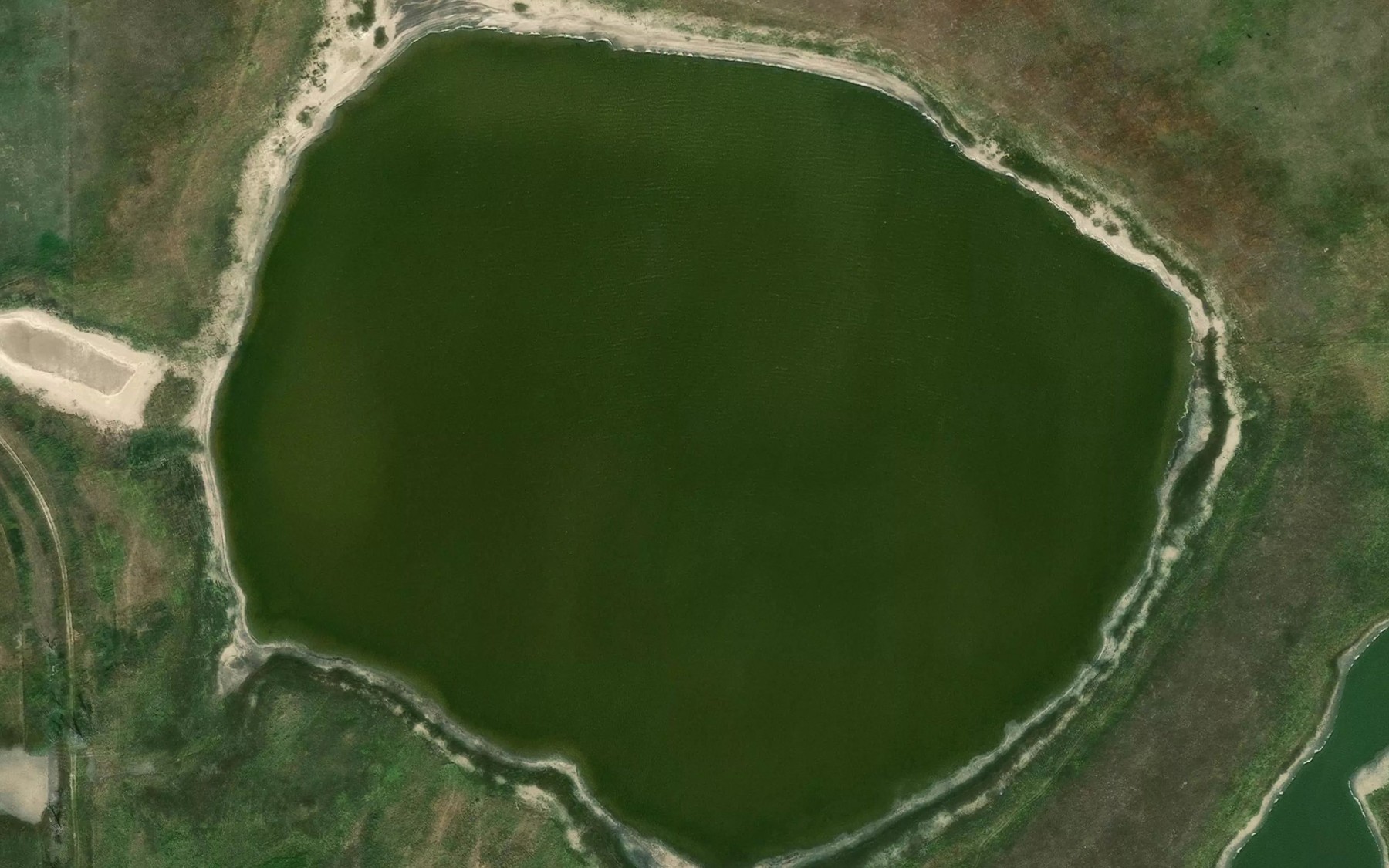 Satellite map of the Two Lance Lake