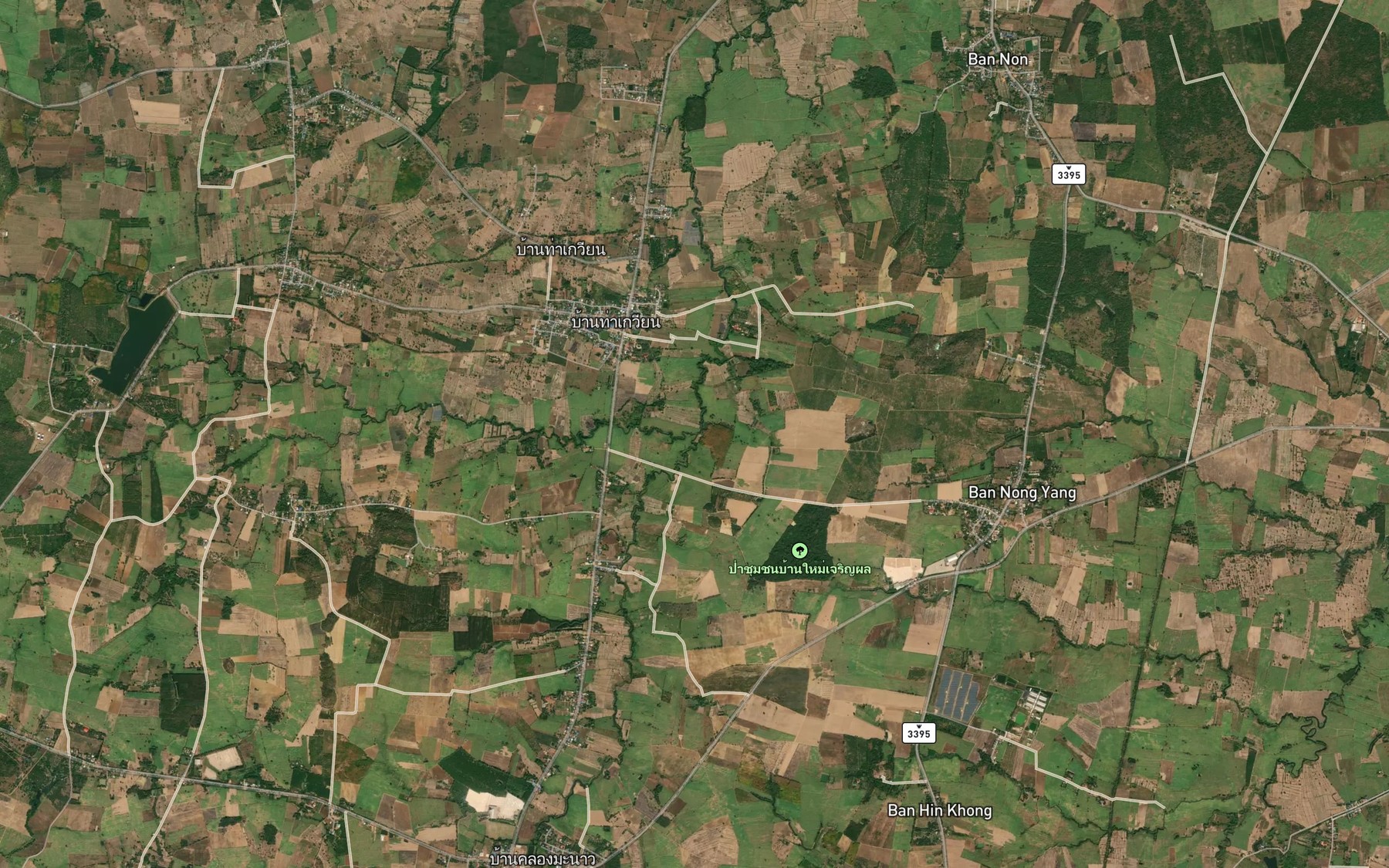 Satellite map of the Khlong Song Pueai