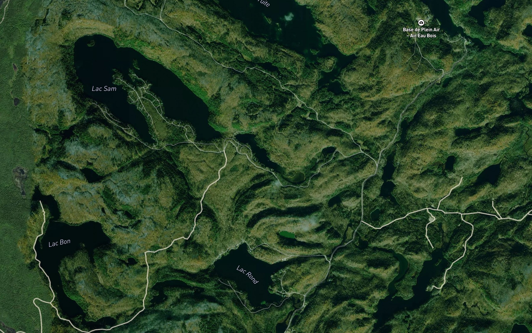 Satellite map of the Lac de l'Epinette