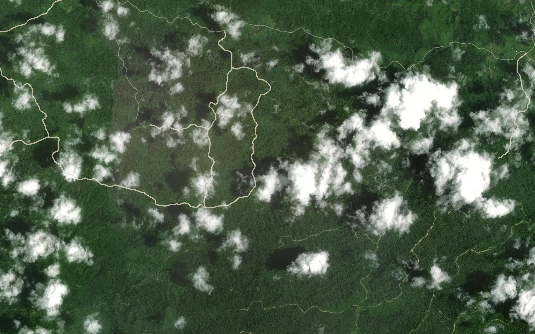 Satellite map of the Sungai Taha