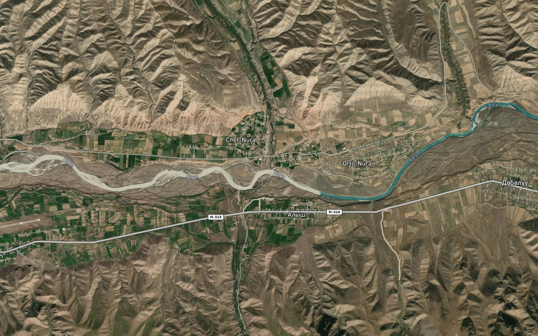 Satellite map of the Chetnura