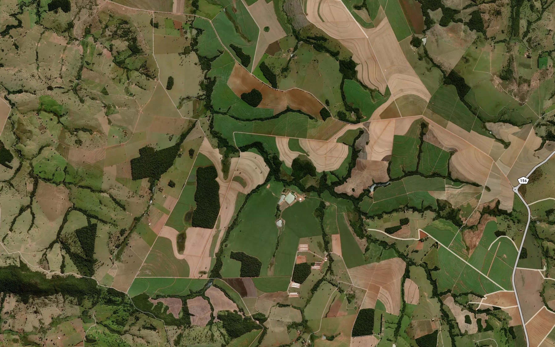 Satellite map of the Corrego do Limoeiro