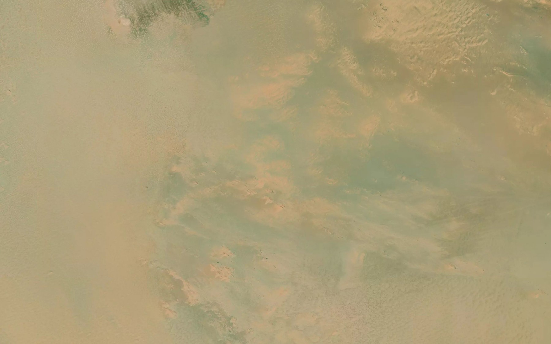Satellite map of the Sebkra Ghallamam