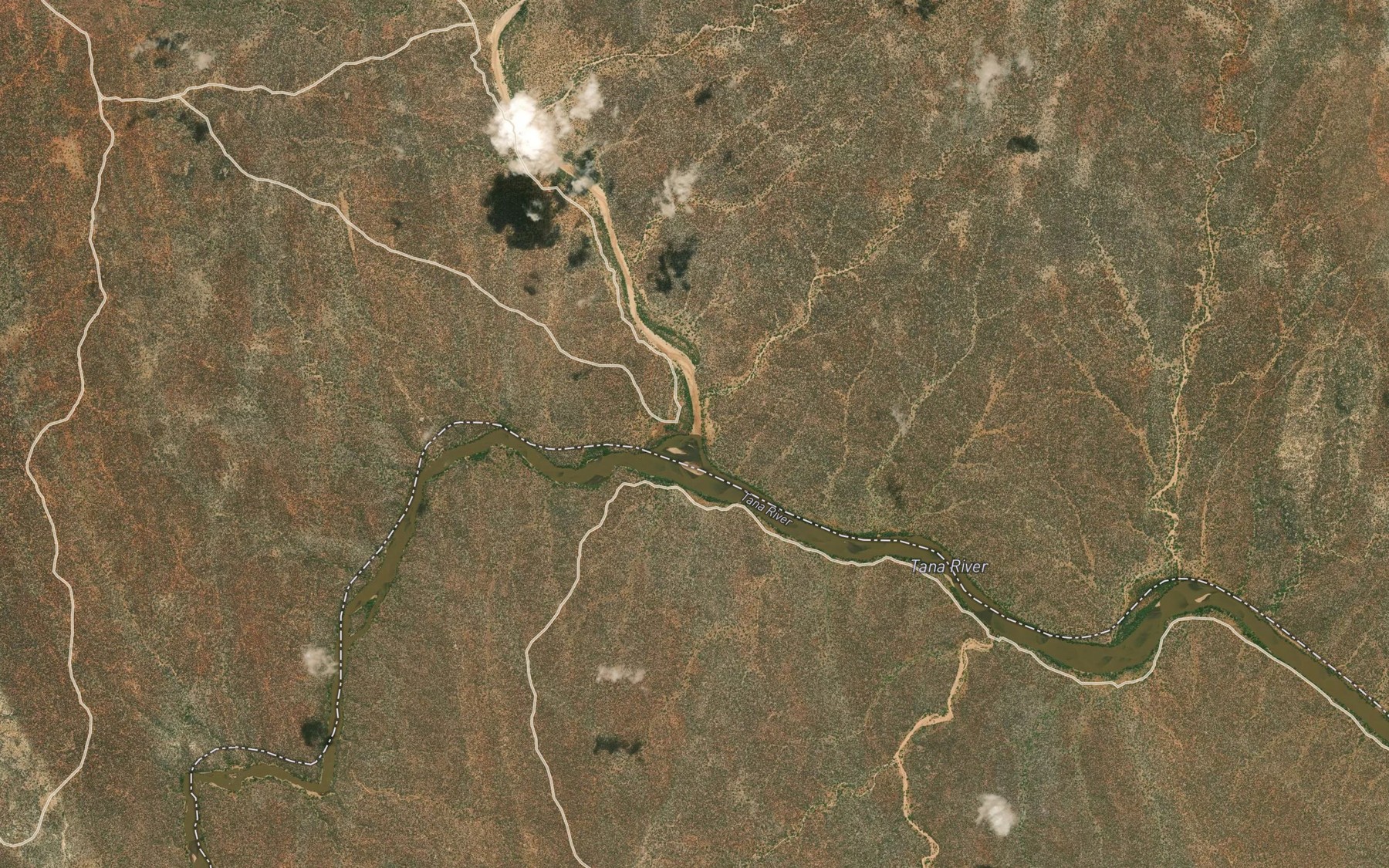 Satellite map of the Bisanadi