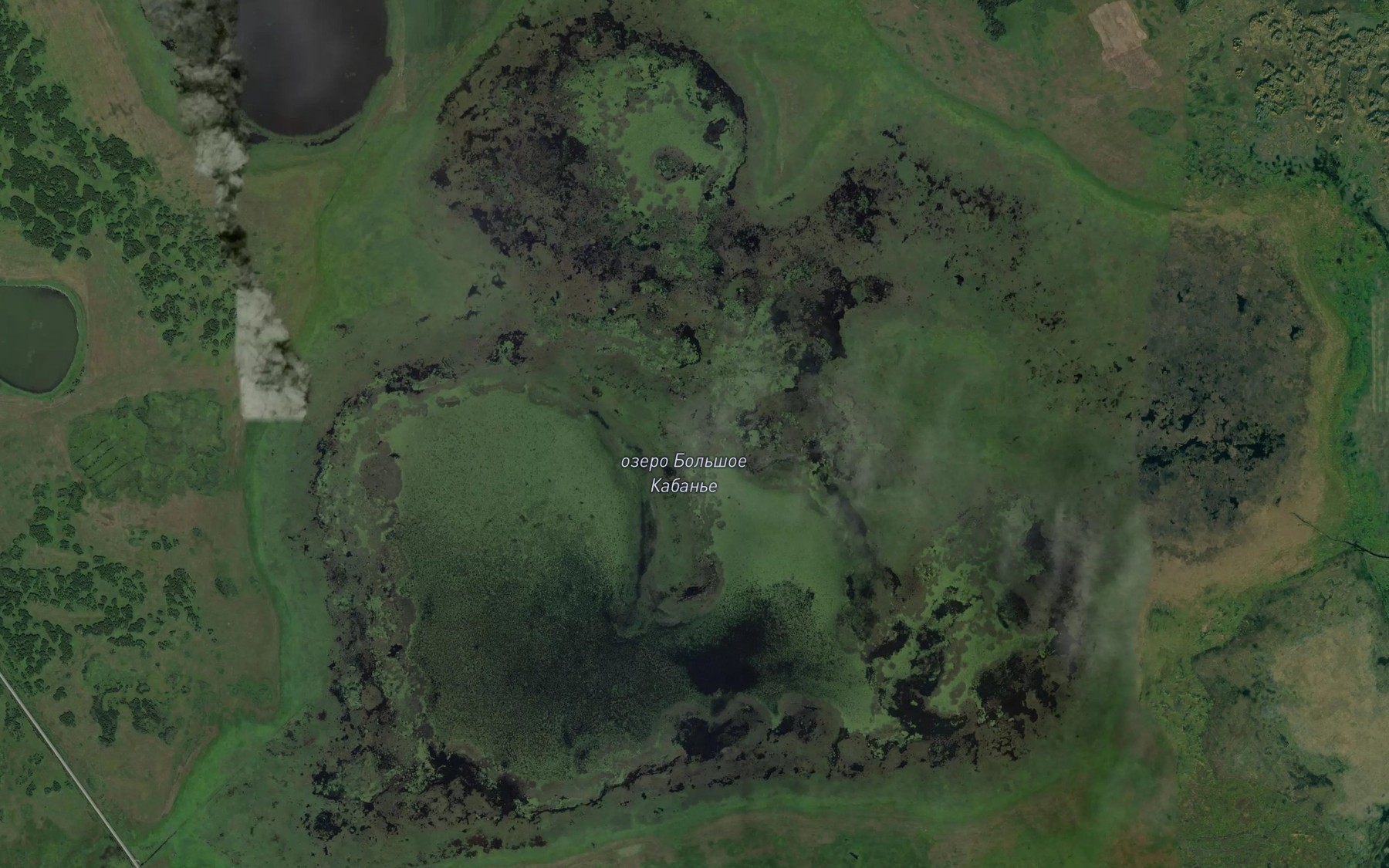 Satellite map of the Ozero Bol'shoye Kaban'ye