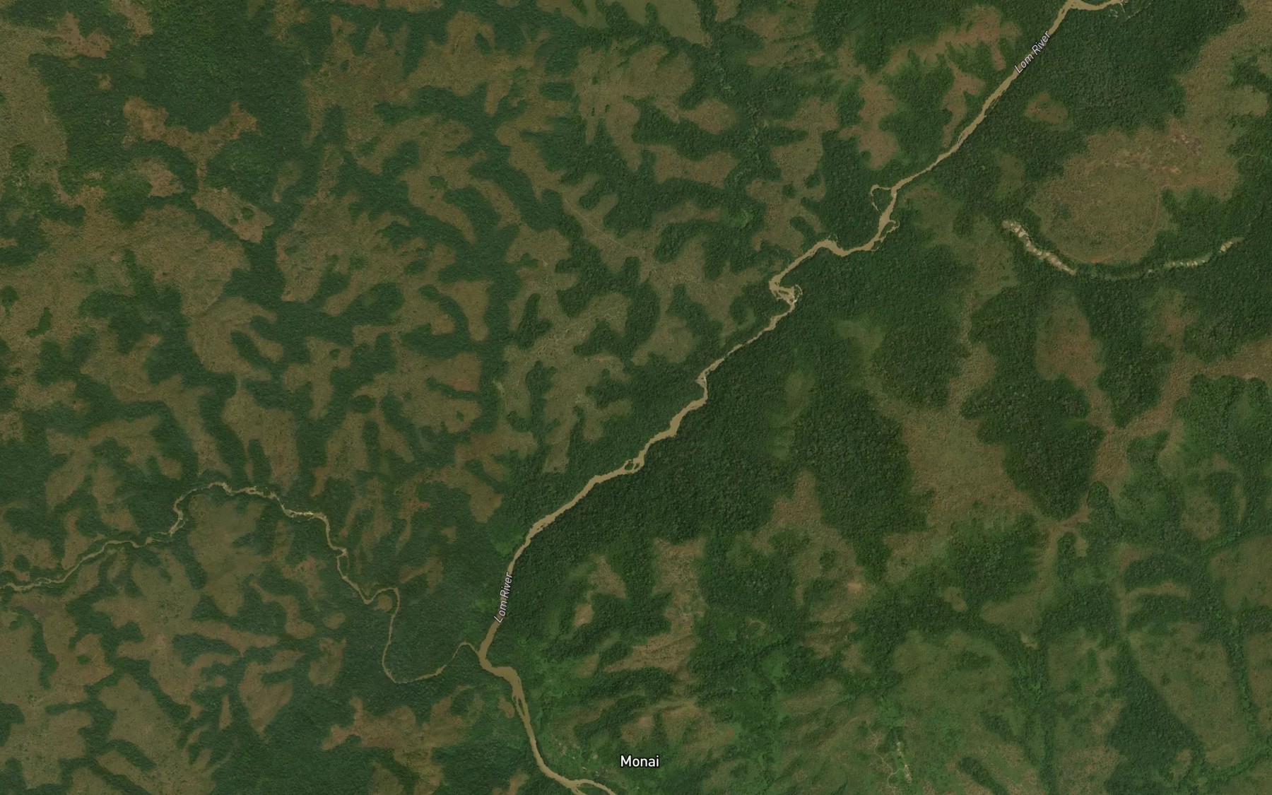 Satellite map of the Mbanaor