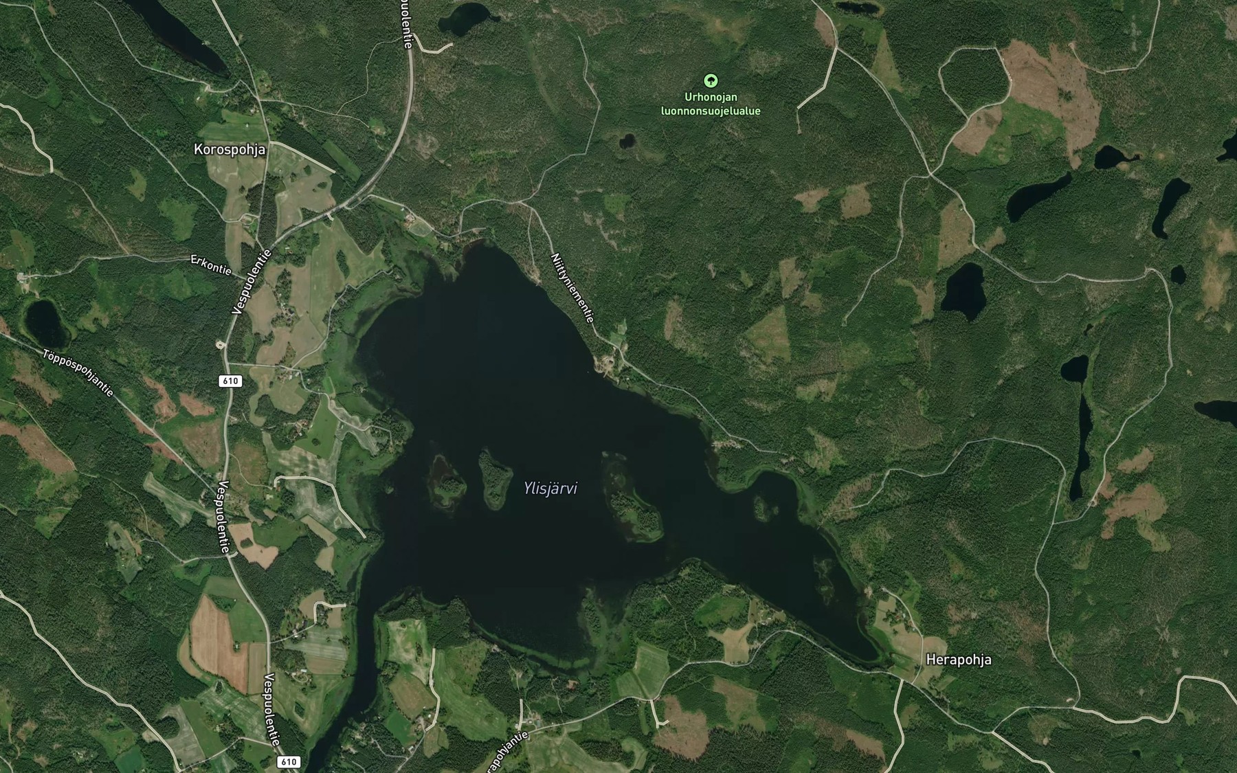 Satellite map of the Myllyoja