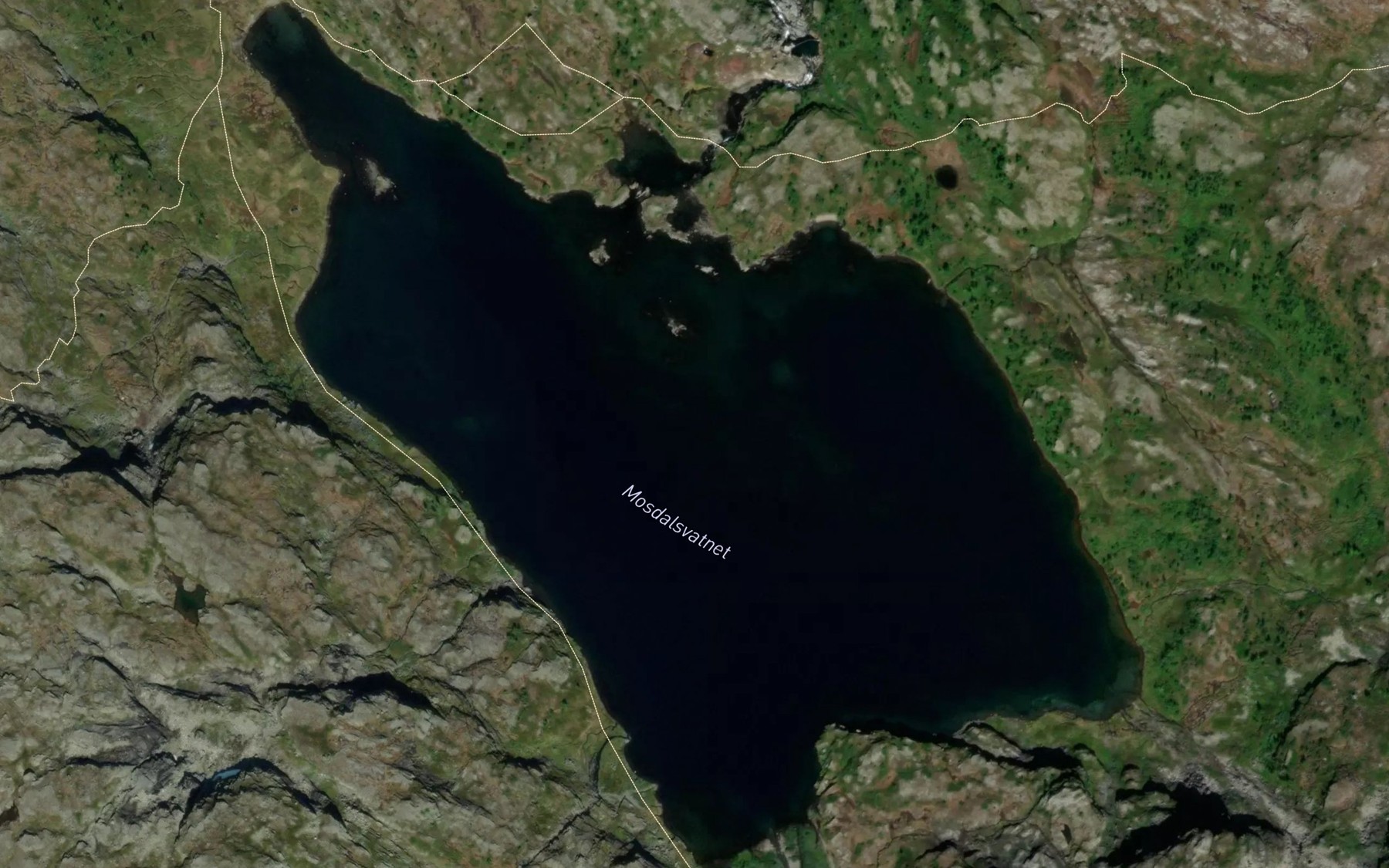 Satellite map of the Mosdalstjorni