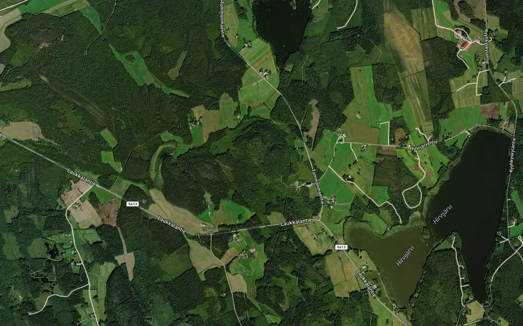 Satellite map of the Rahalampi