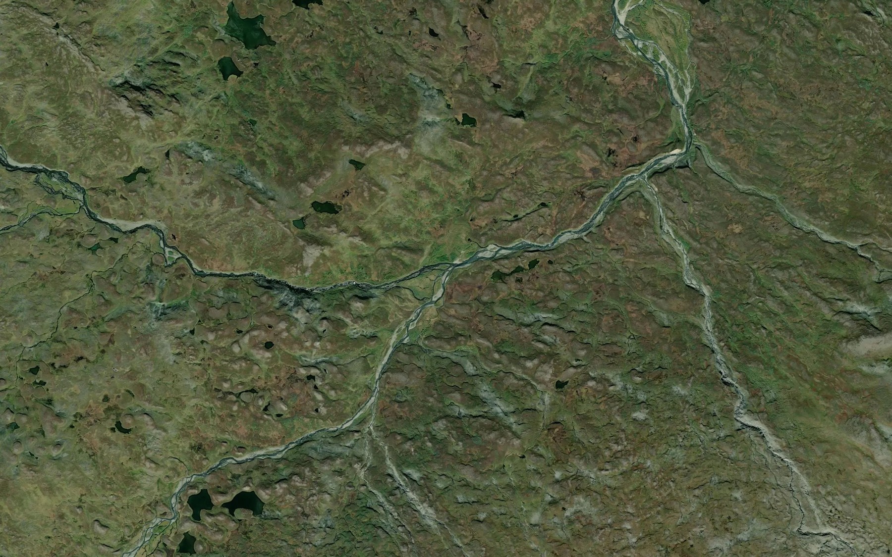 Satellite map of the Storskavlbekken