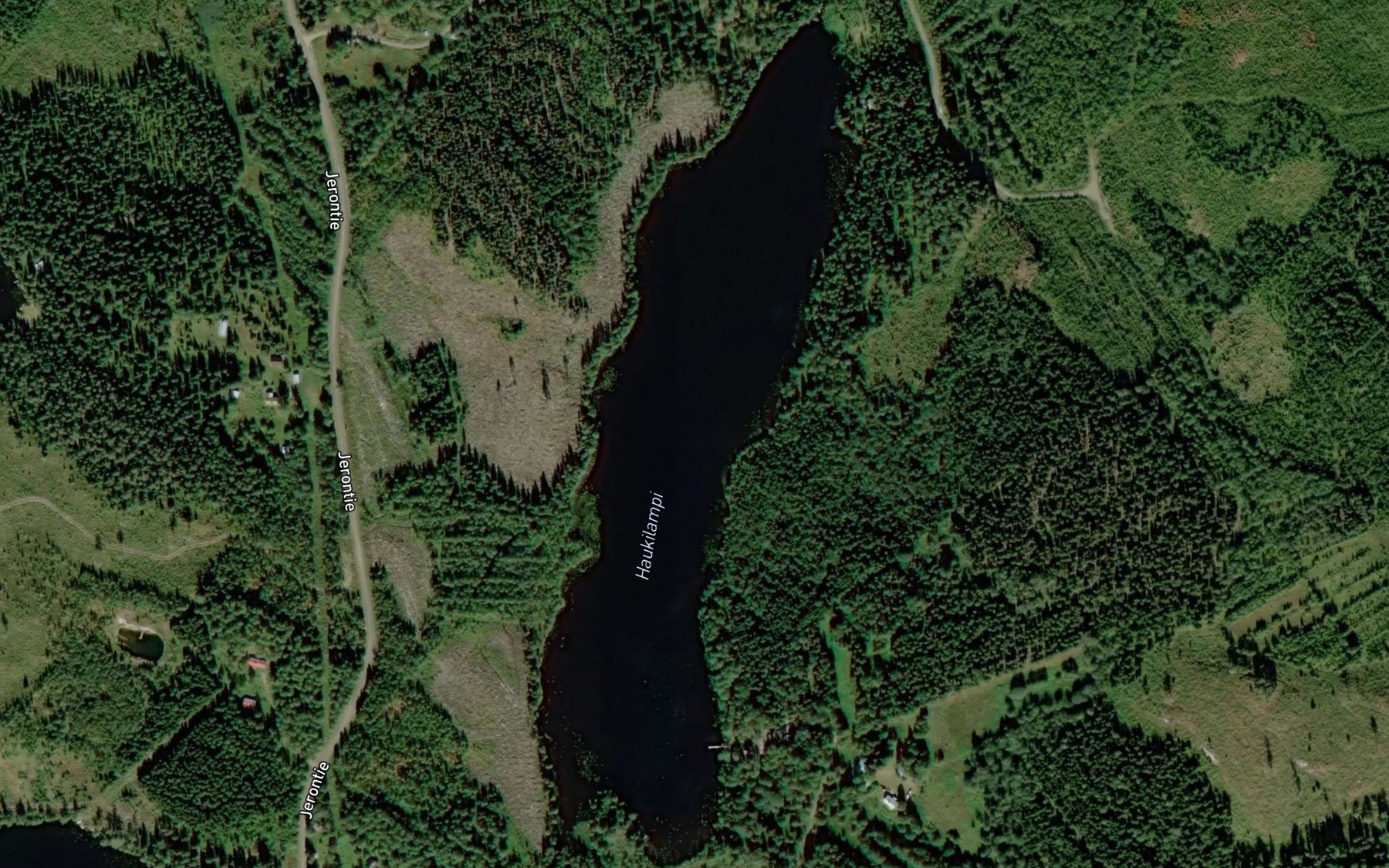 Satellite map of the Haukilampi