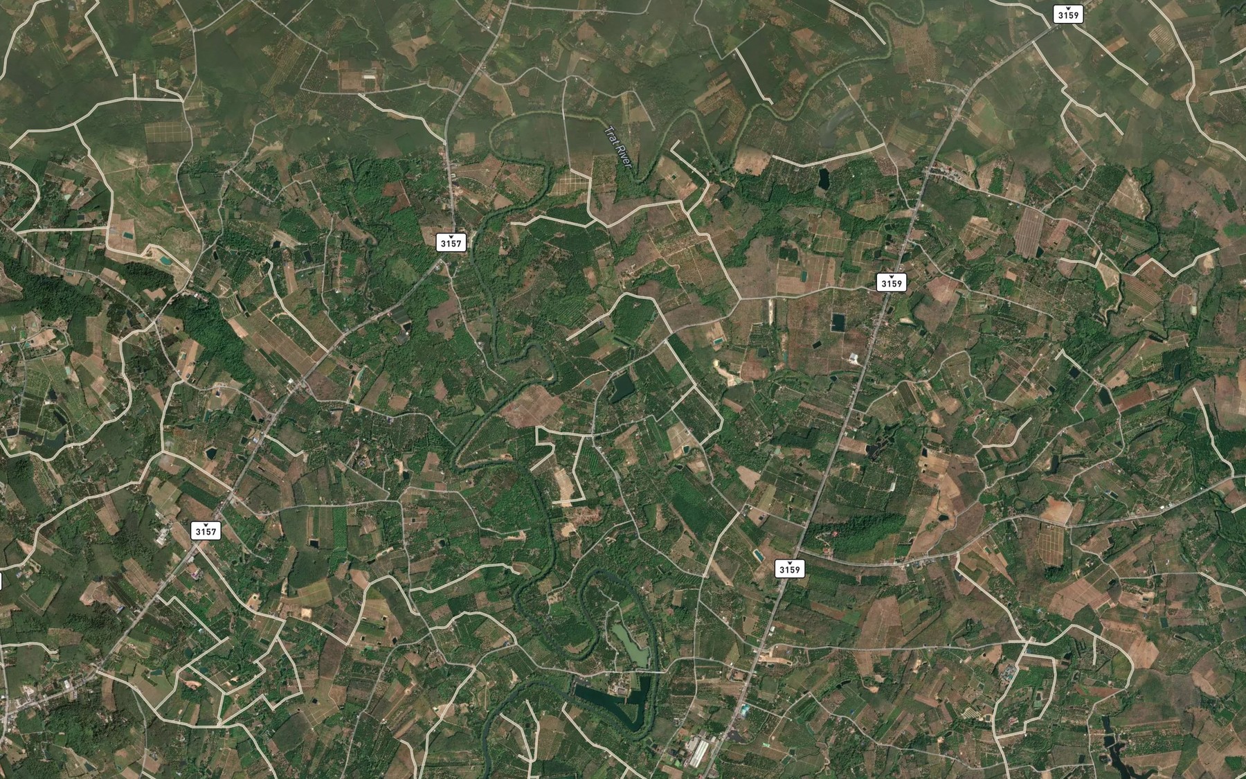 Satellite map of the Ang Kep Nam Ban Mai Samakkhi