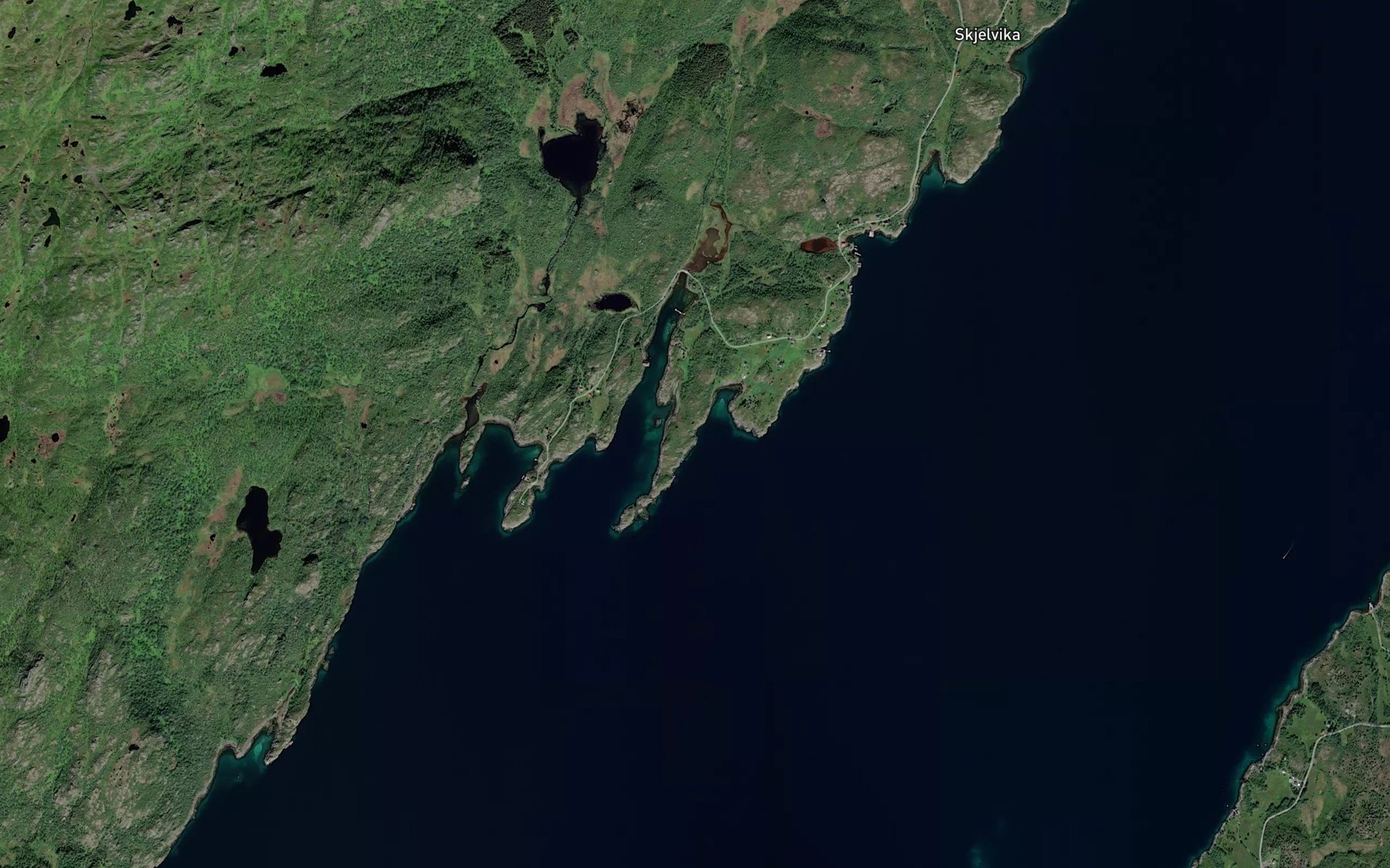 Satellite map of the Oterhola