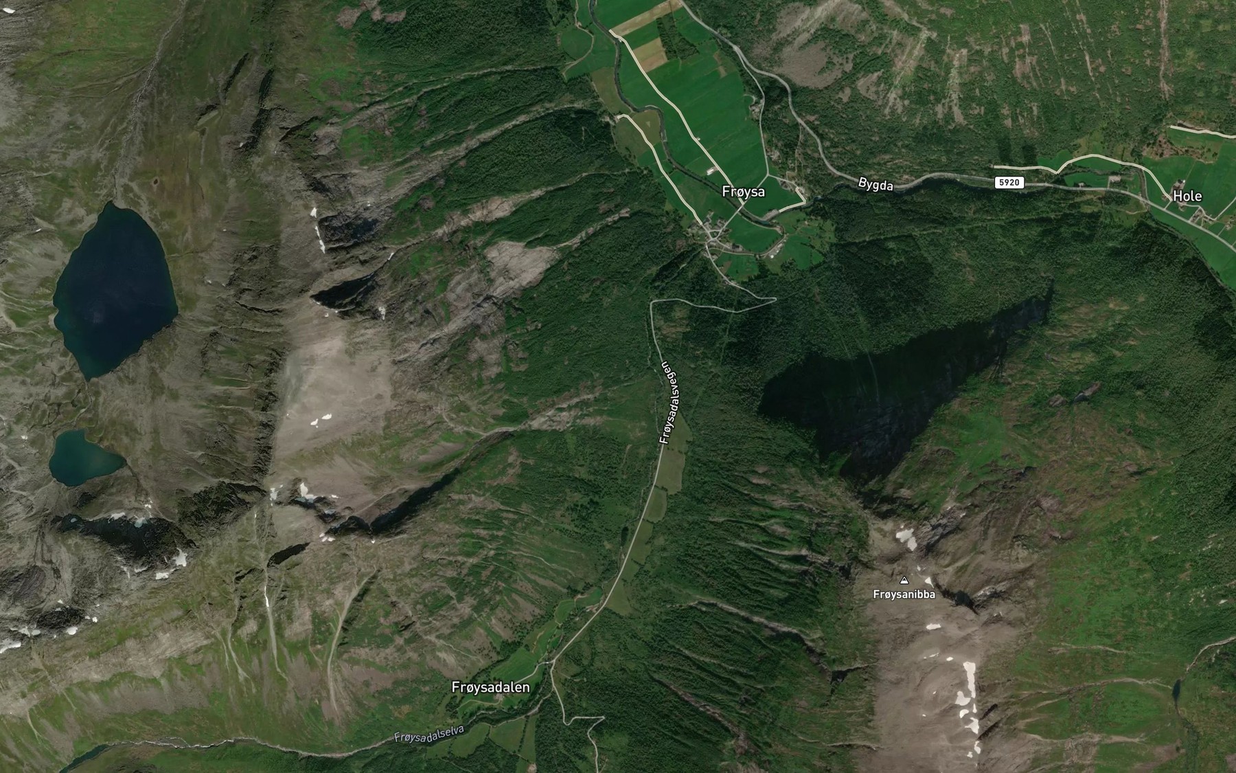 Satellite map of the Royssvorgrova