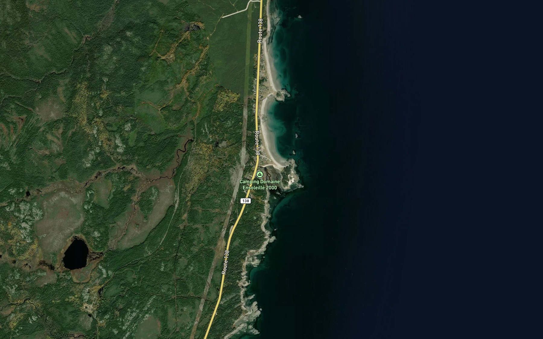 Satellite map of the Baie des Chouinard
