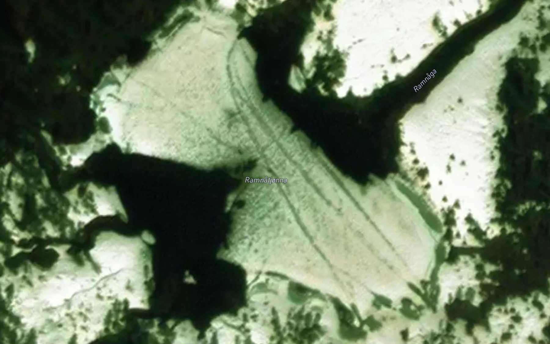 Satellite map of the Ramnatjorna