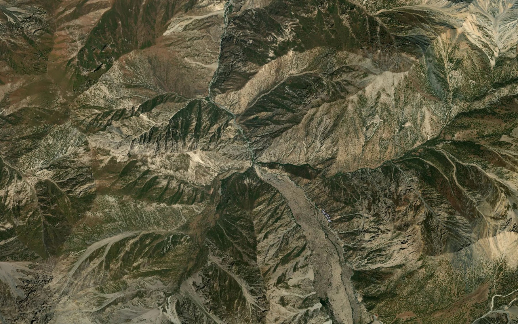 Satellite map of the Asangavar