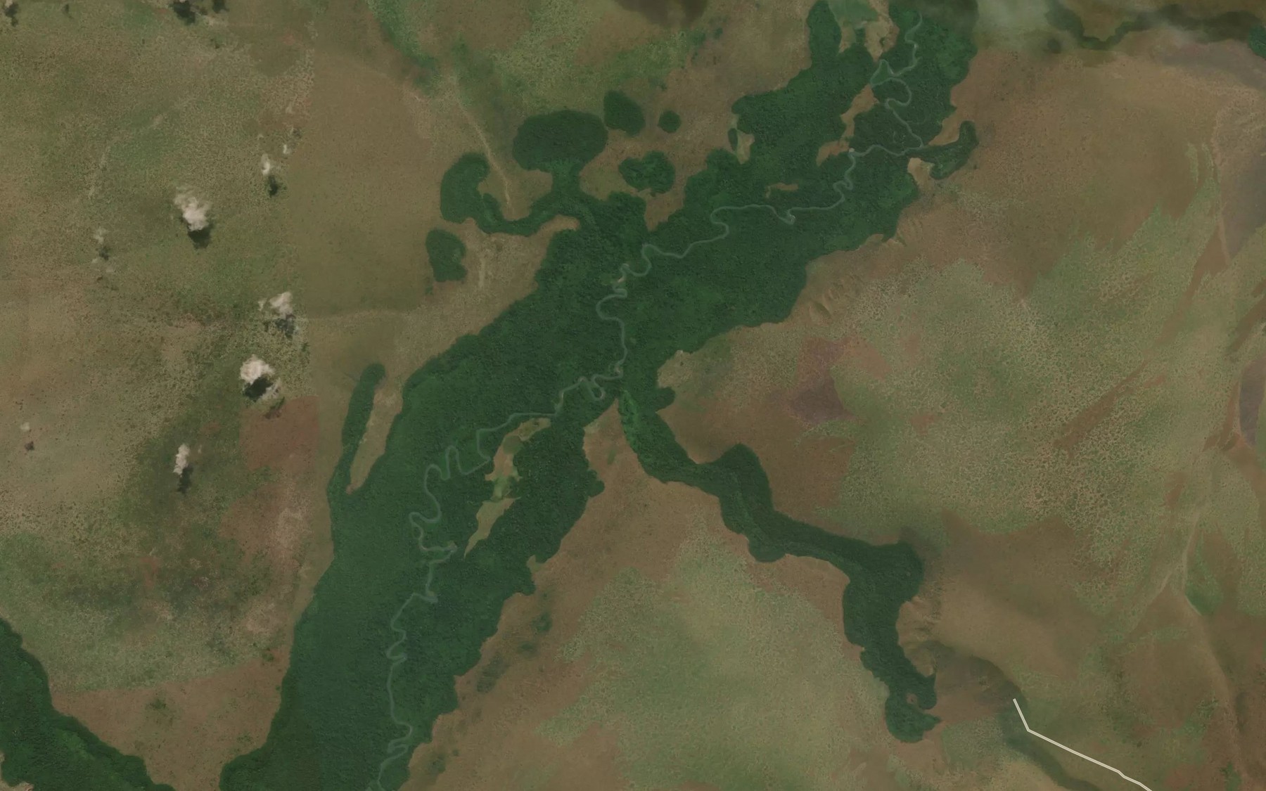 Satellite map of the Ngonfon