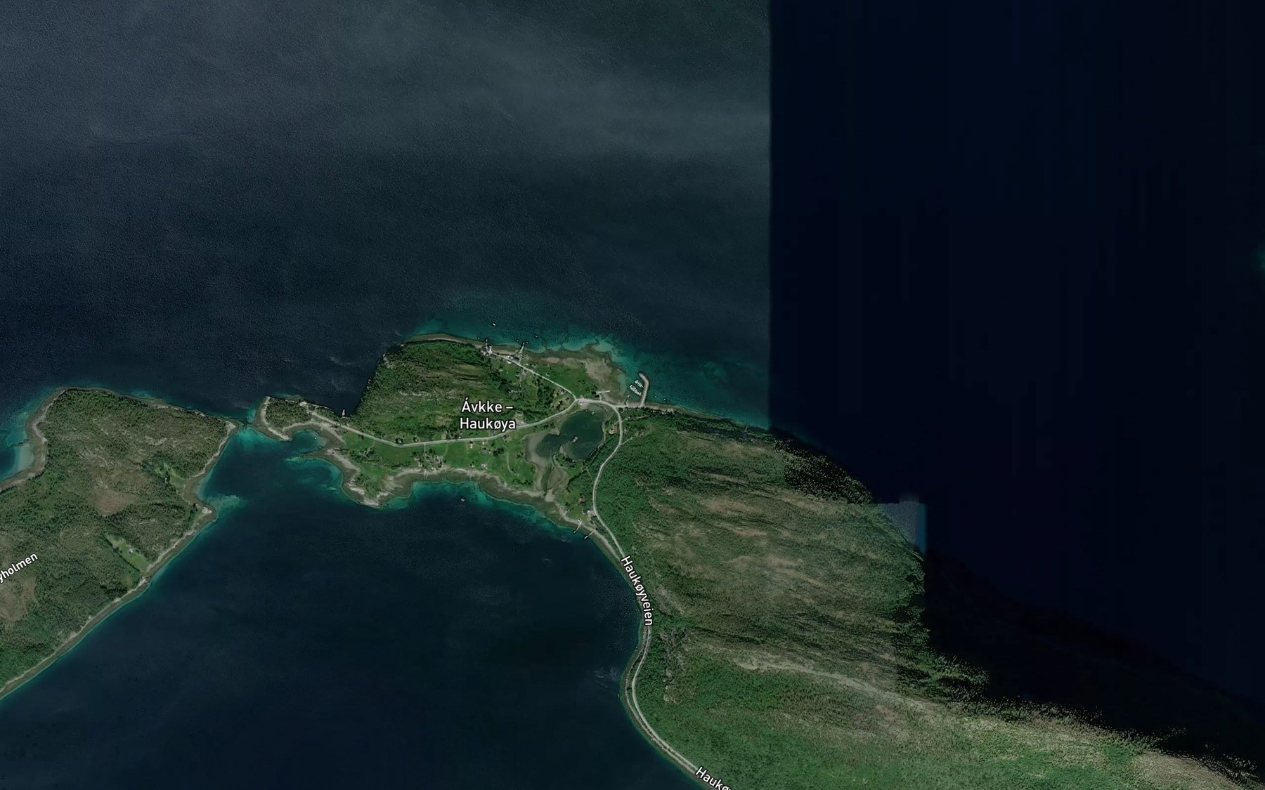 Satellite map of the Nordvalen