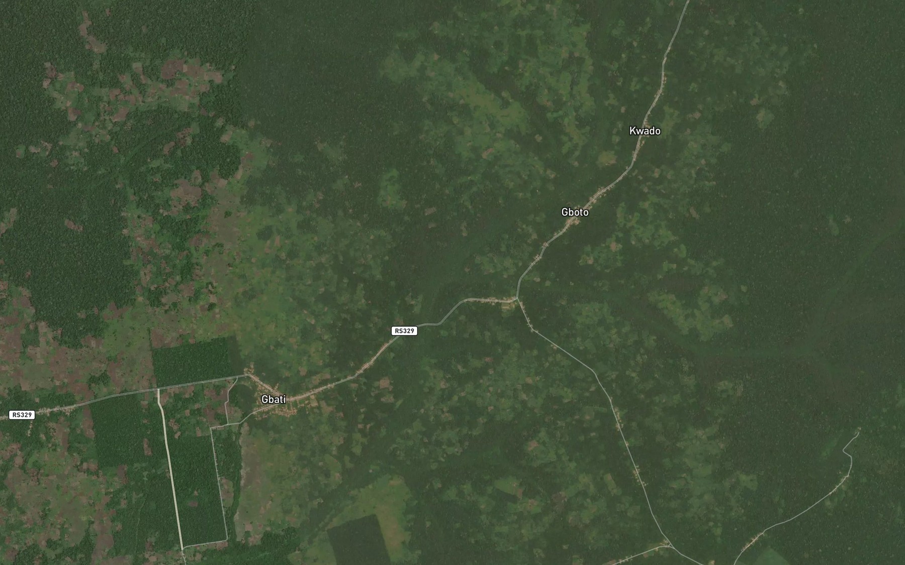 Satellite map of the Amonde