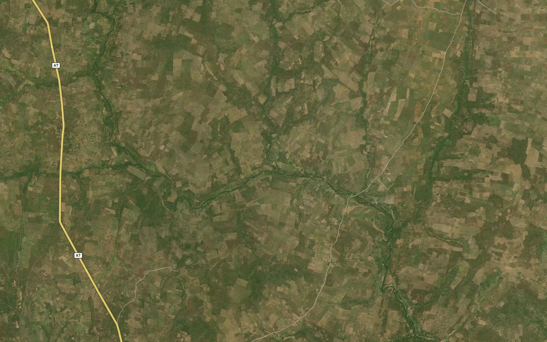 Satellite map of the River Gbifa