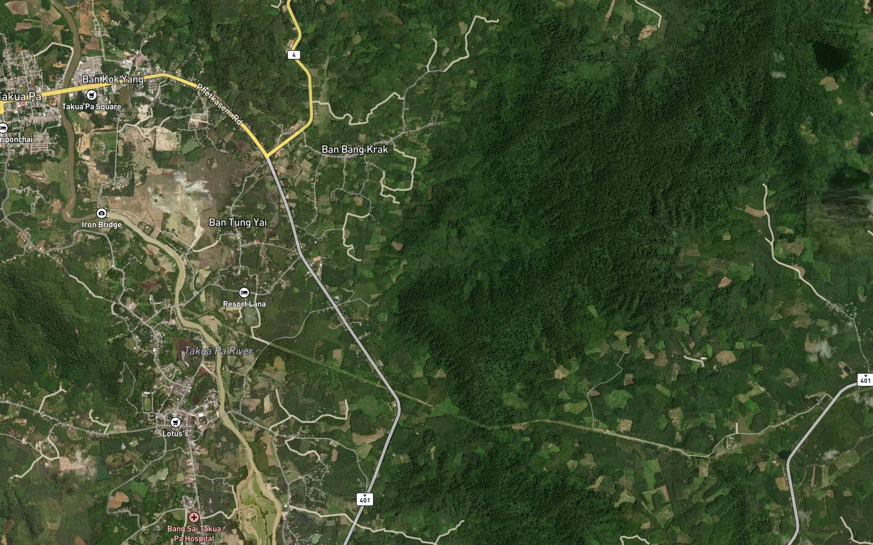 Satellite map of the Khlong Bang I