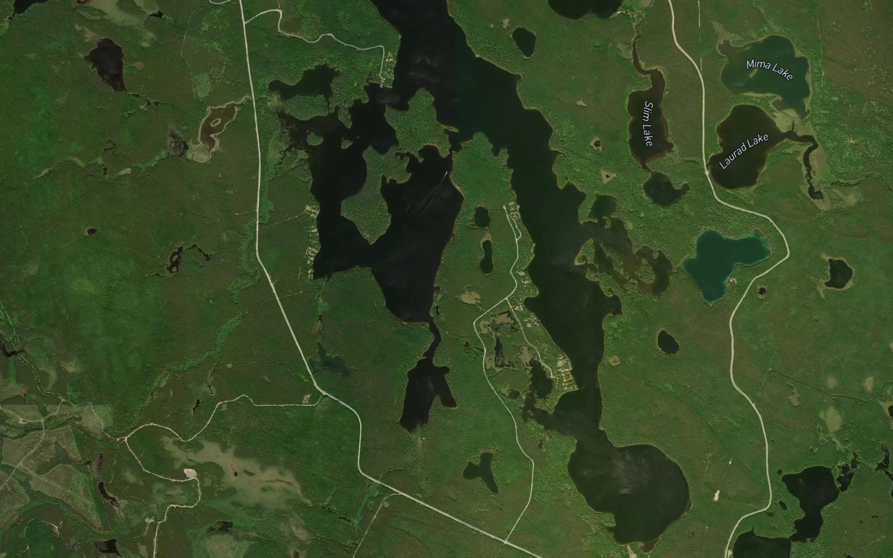 Satellite map of the Big Island Bay