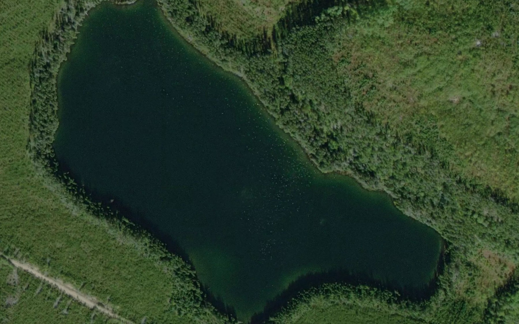 Satellite map of the Lac Kantoskekamak