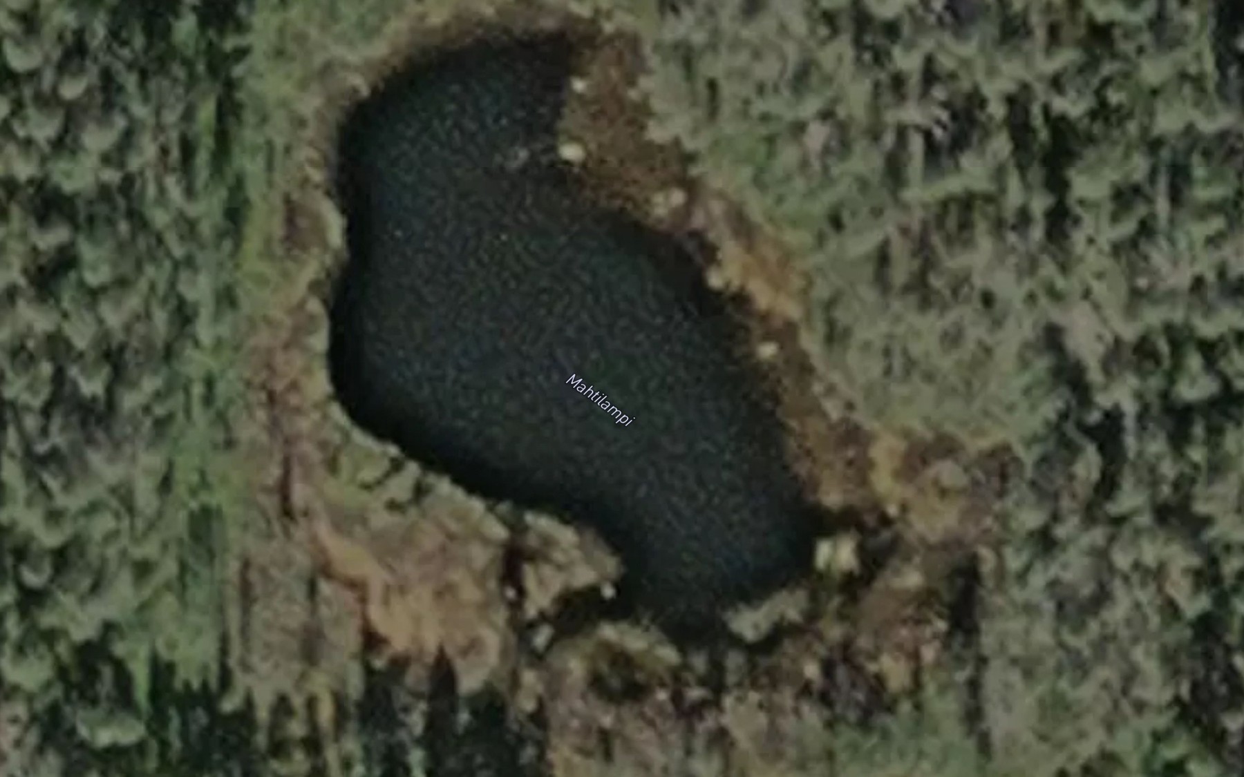Satellite map of the Mahtilampi
