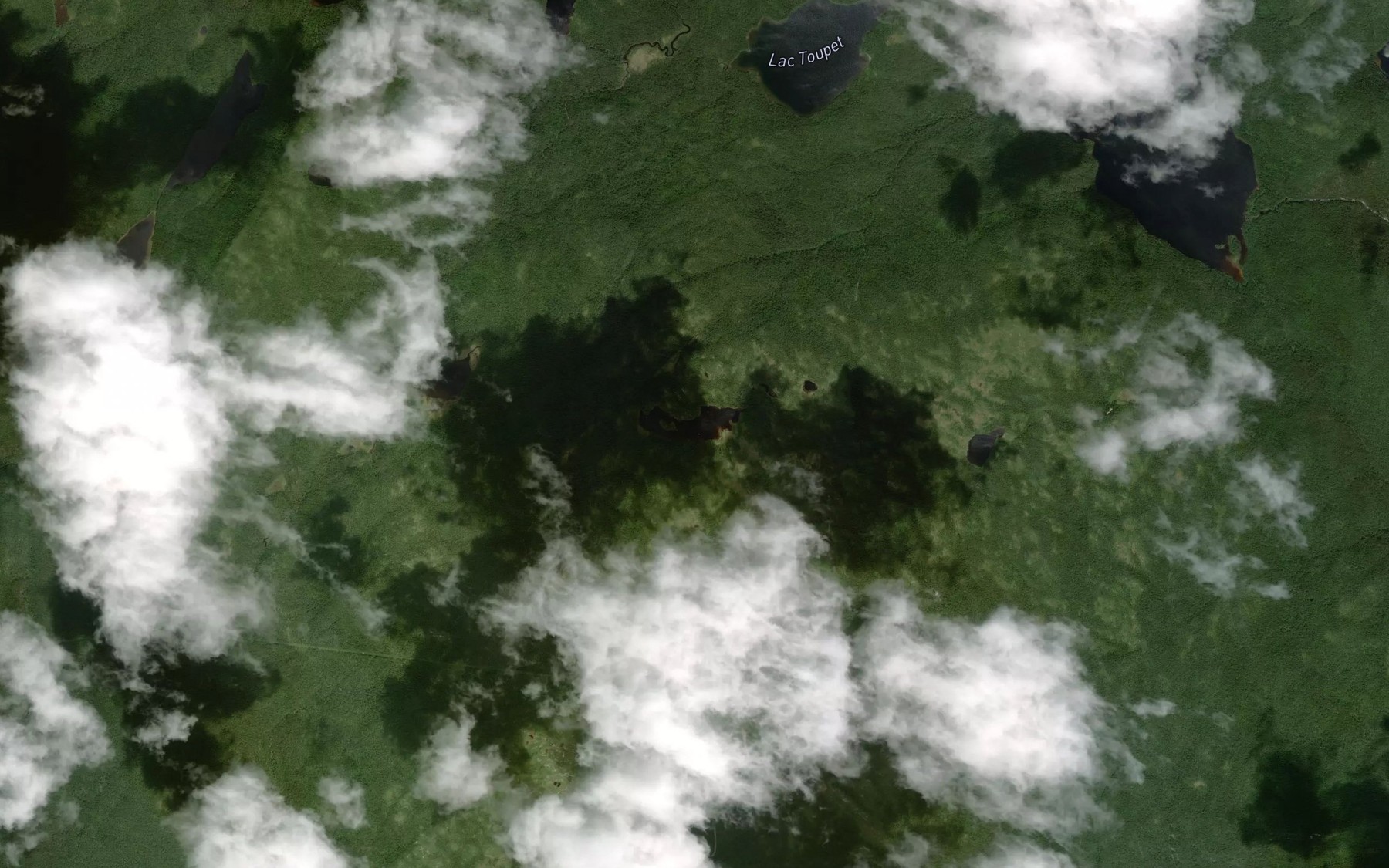 Satellite map of the Lac de la Tondriere