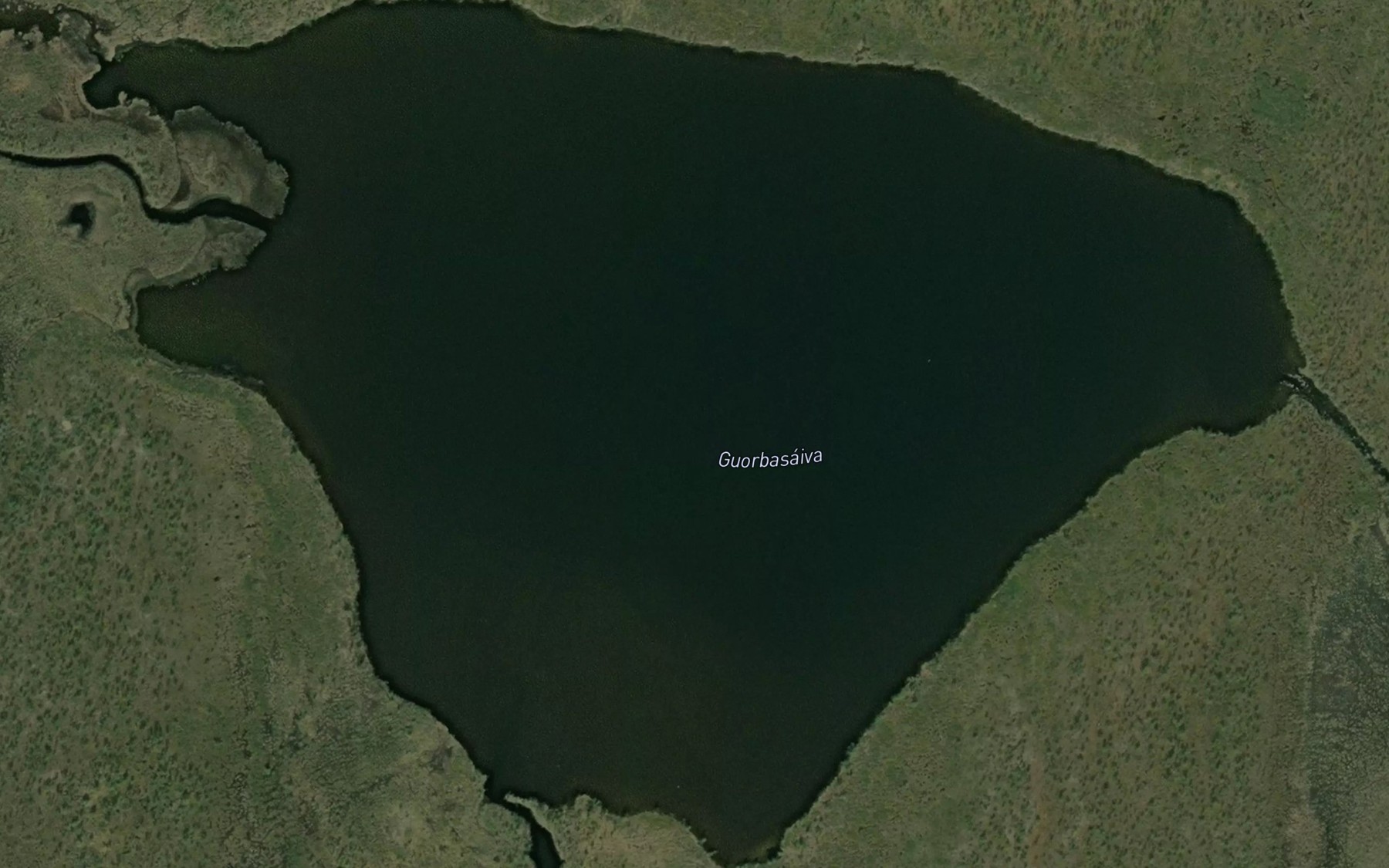 Satellite map of the Guorbasaiva