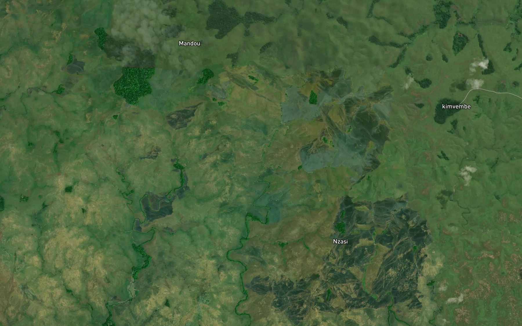 Satellite map of the Bikima