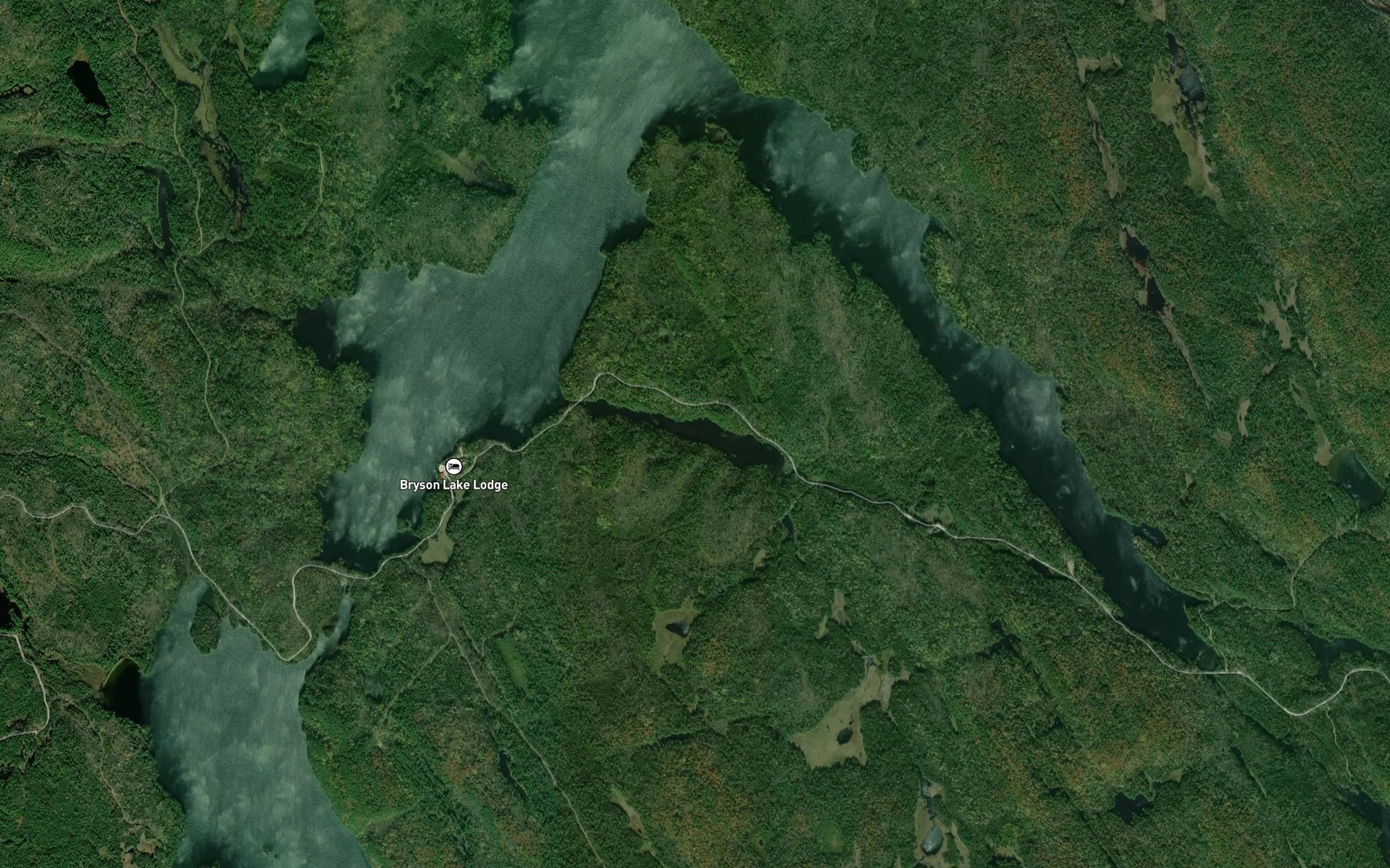Satellite map of the Baie du Cuivre