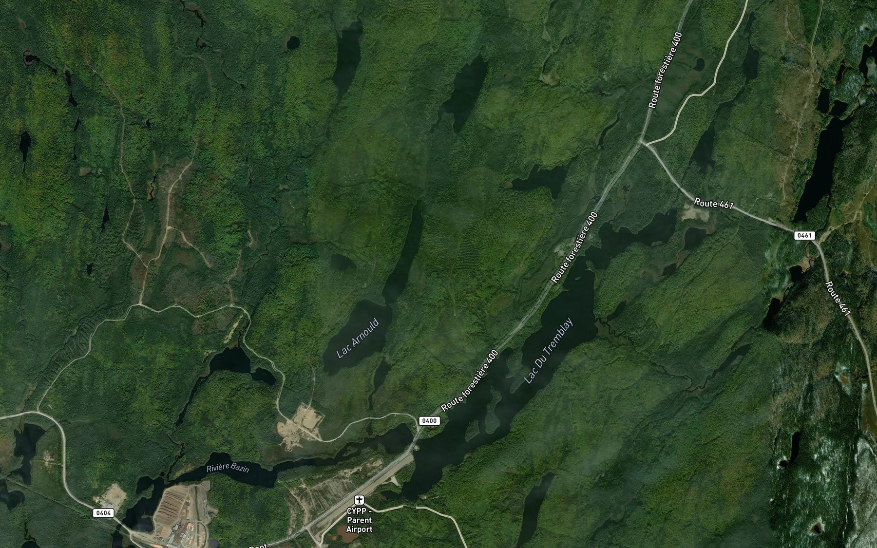 Satellite map of the Baie Lamy