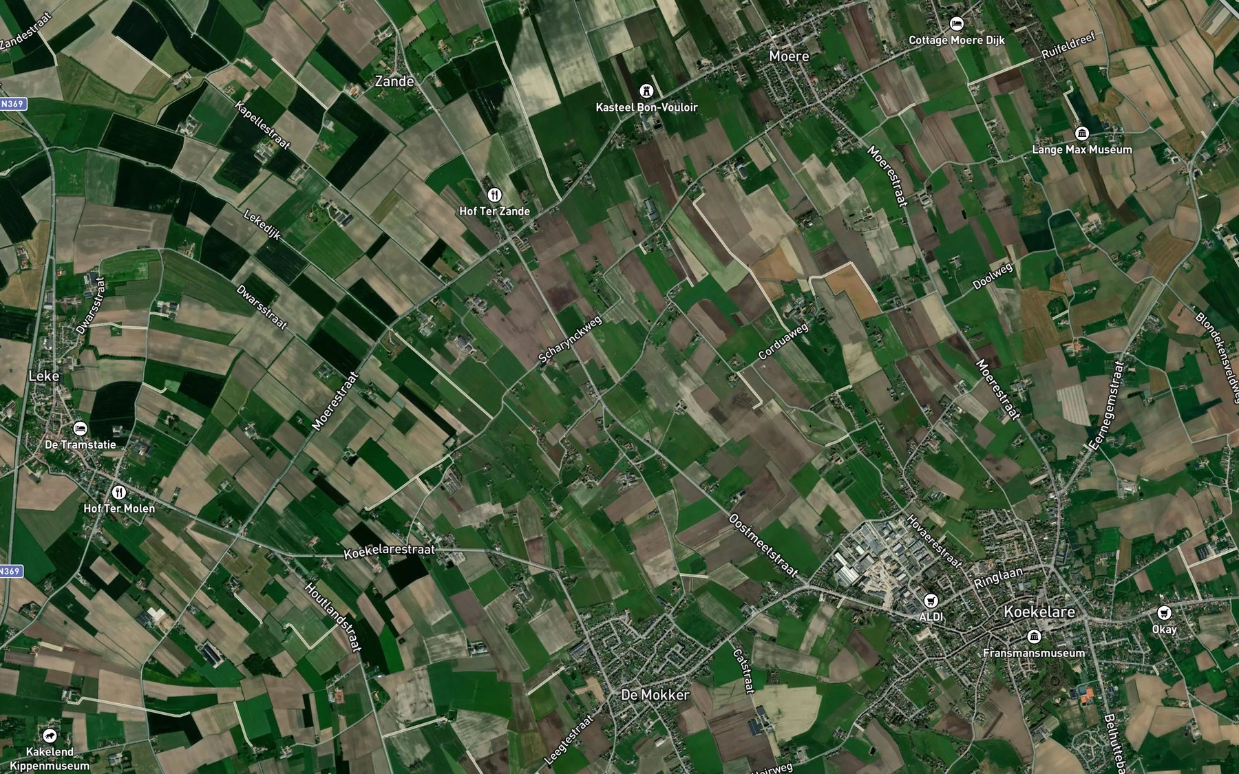 Satellite map of the Westbeek