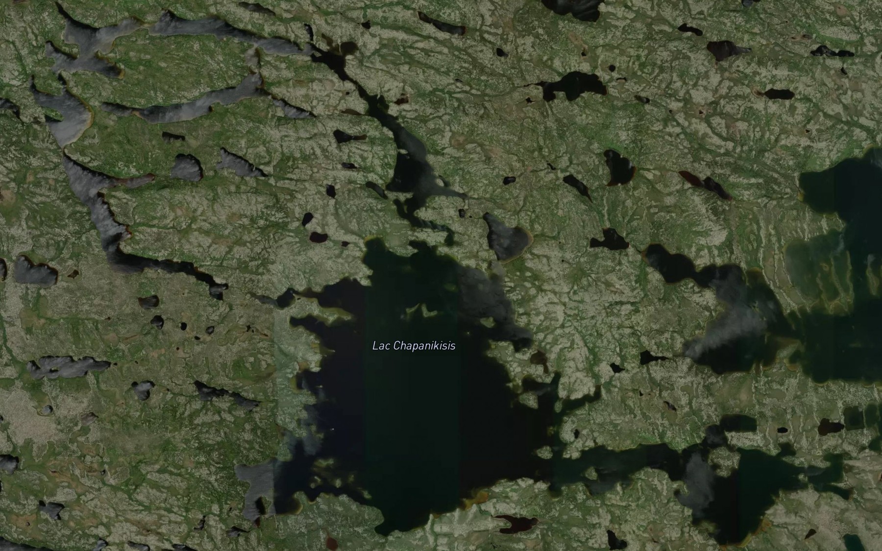 Satellite map of the Lac Chapanikisis